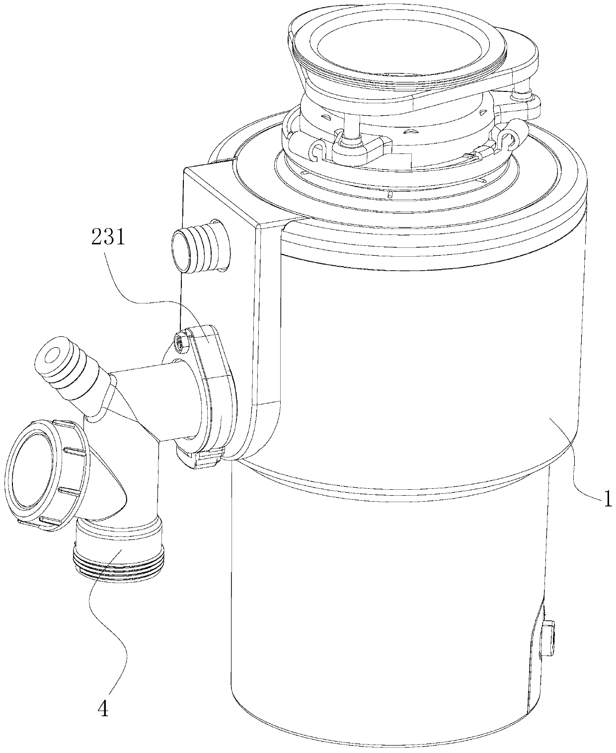 Food waste processor