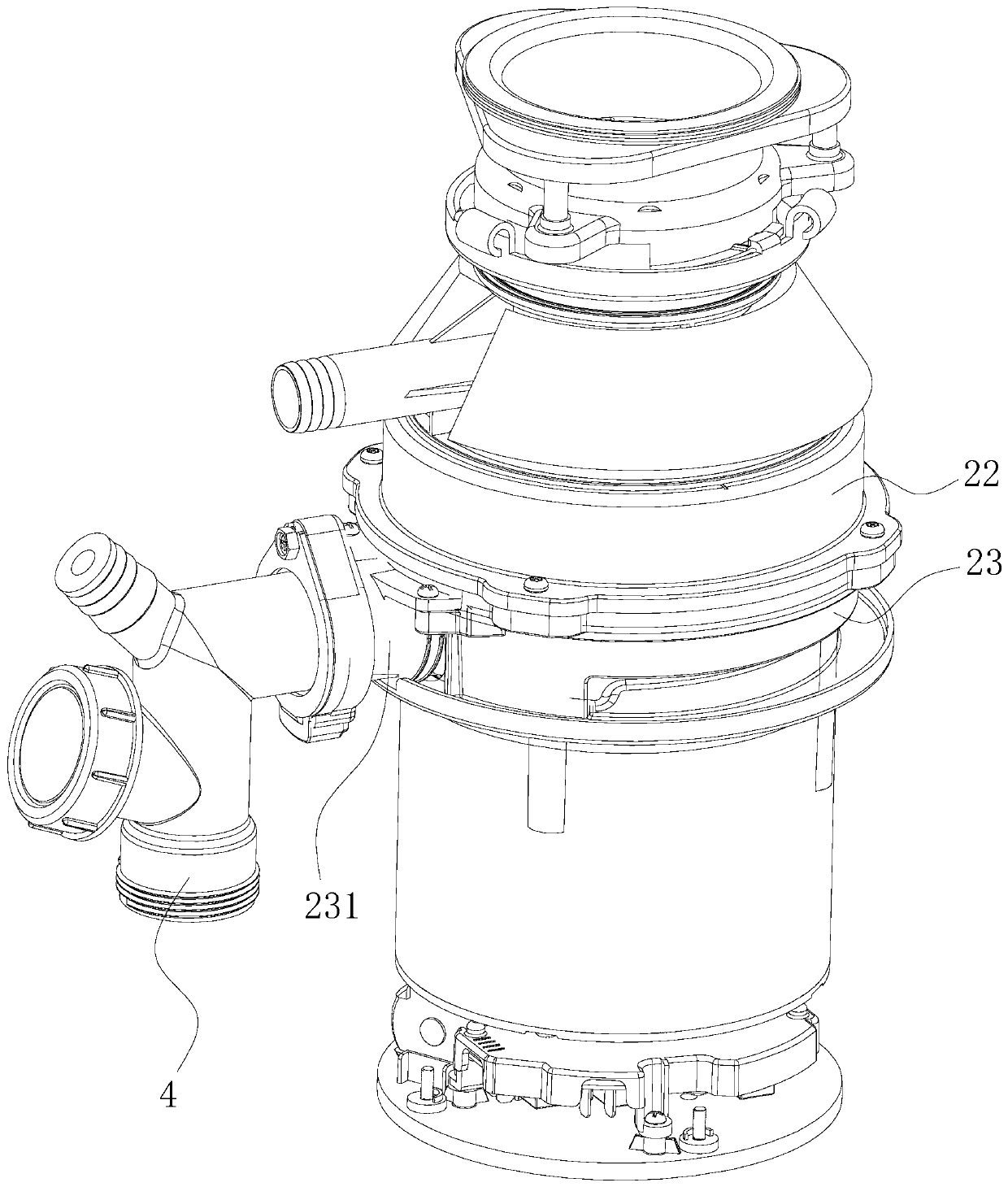 Food waste processor