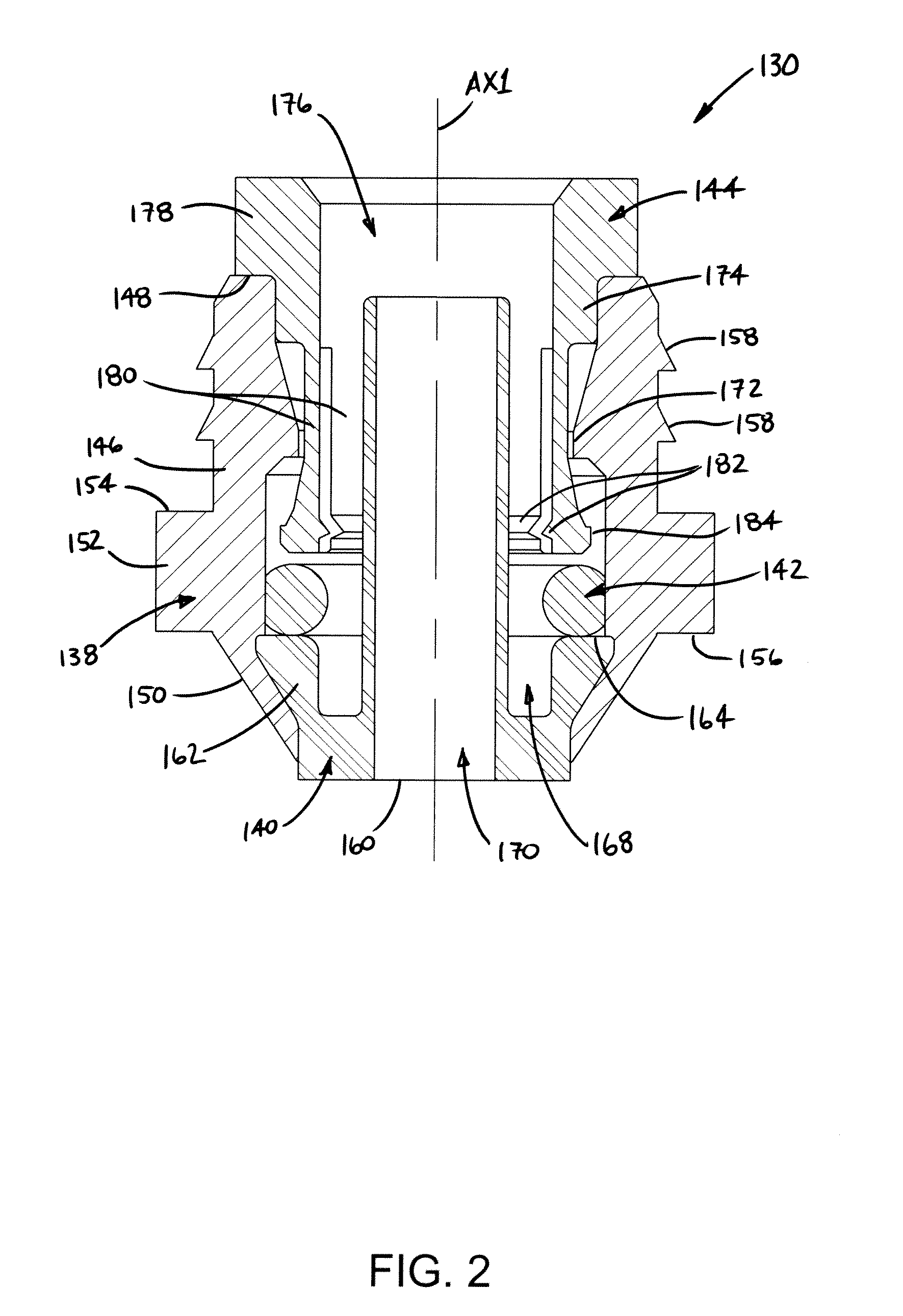 Gas suspension member and method