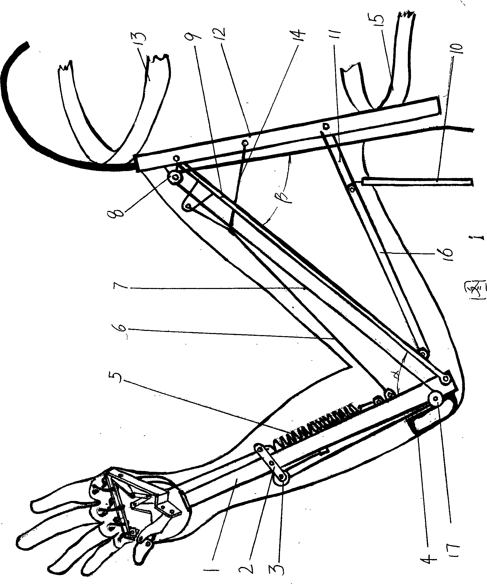 Emulation arm