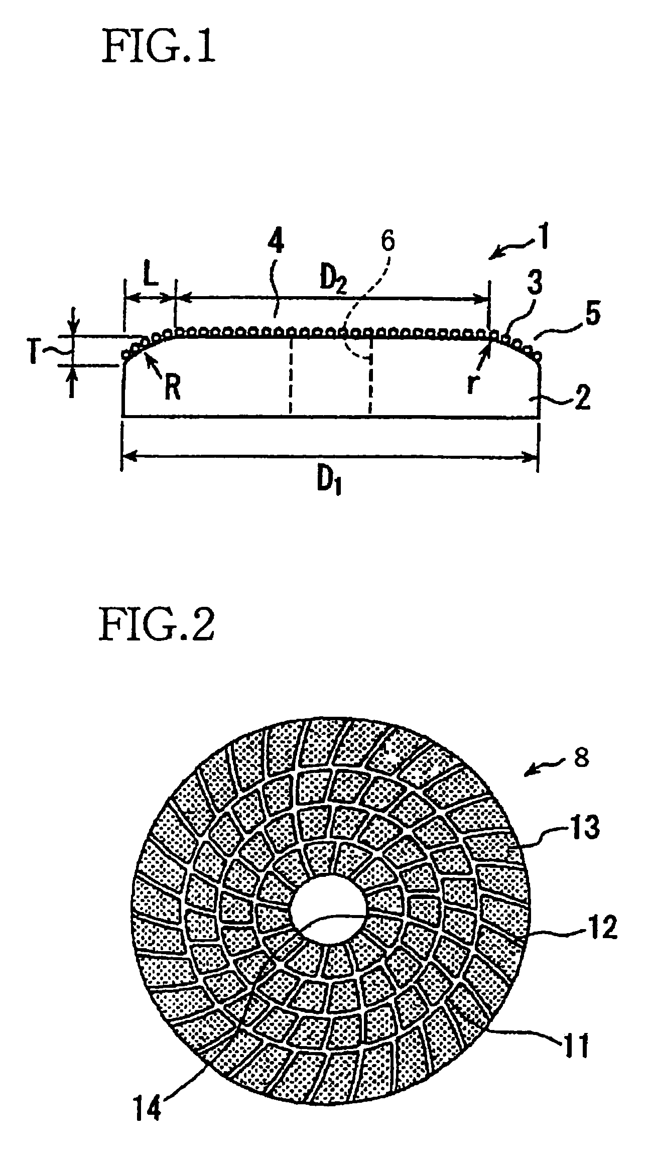 CMP pad conditioner having working surface inclined in radially outer portion