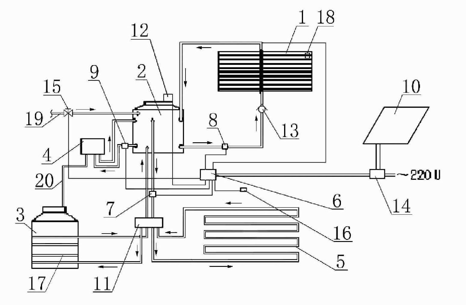 Green ecological zero energy consumption integration house