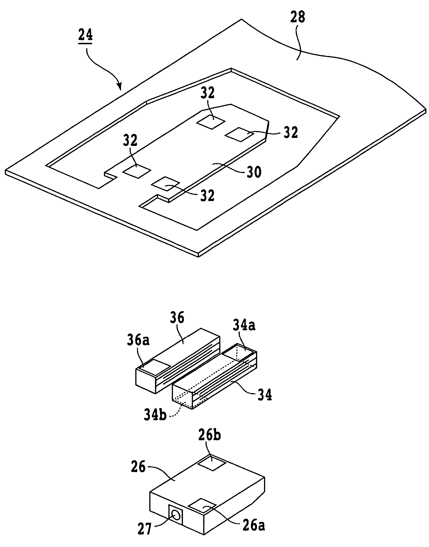 Piezoelectric actuator and head assembly using the piezoelectric actuator