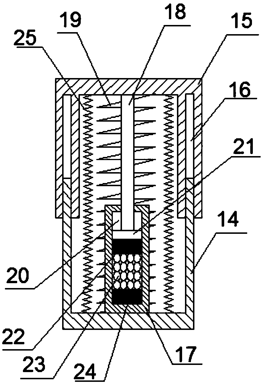 Transport vehicle with good shock absorption effect and for pipeline machining