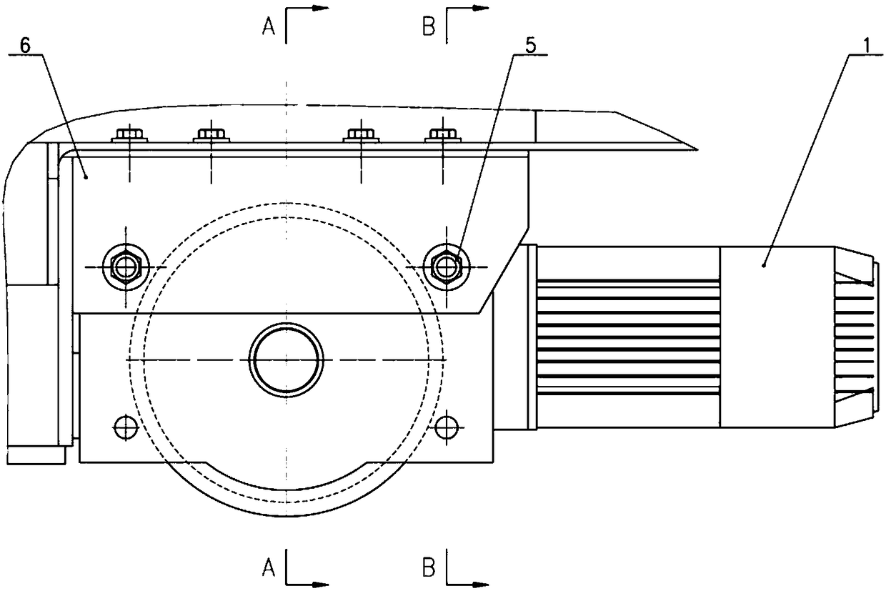 A wheel set installation structure, installation method and installation steps