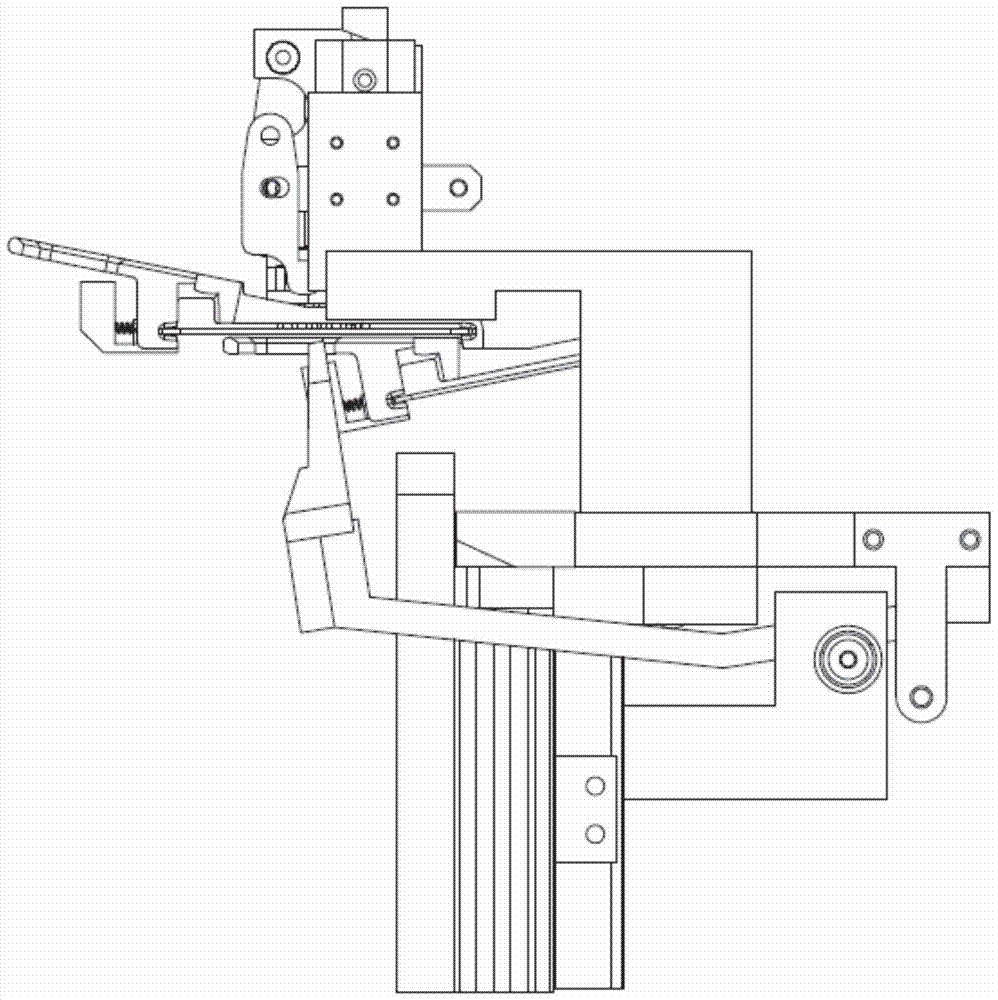 Card feeding positioning mechanism and card feeding positioning method of a smart card chip writing device