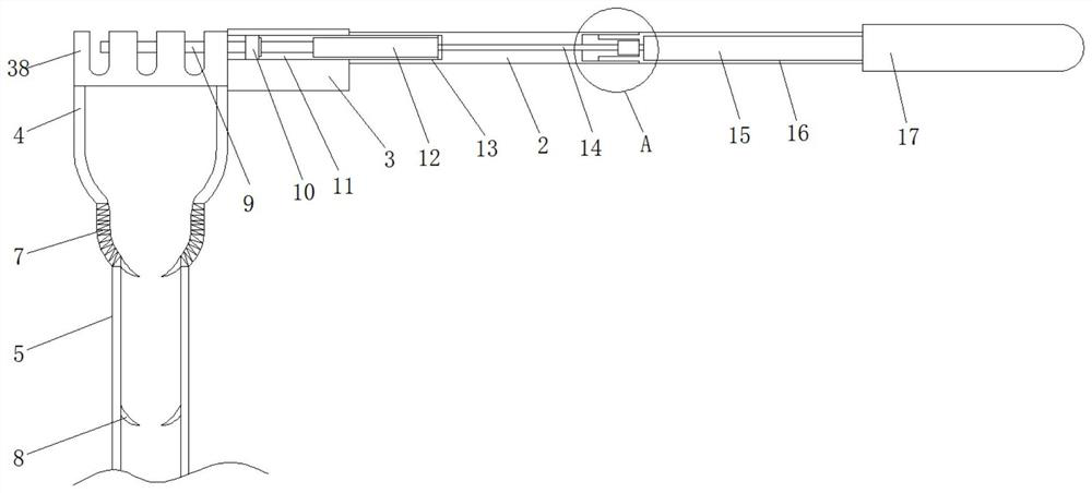 Apple harvesting device