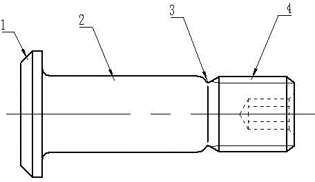 Light bolt fastening piece as well as manufacturing method and mold thereof