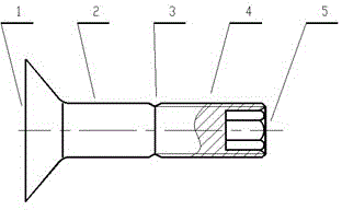 Light bolt fastening piece as well as manufacturing method and mold thereof