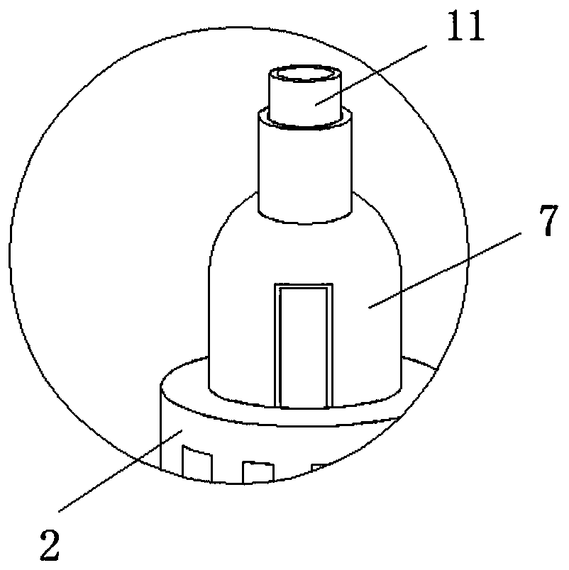 CT image guided percutaneous lung puncture multifunctional needle inserting device