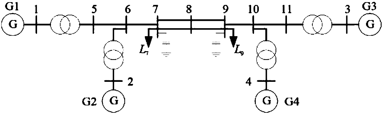 Time-delay power system characteristic value calculation method based on partial variable discretization