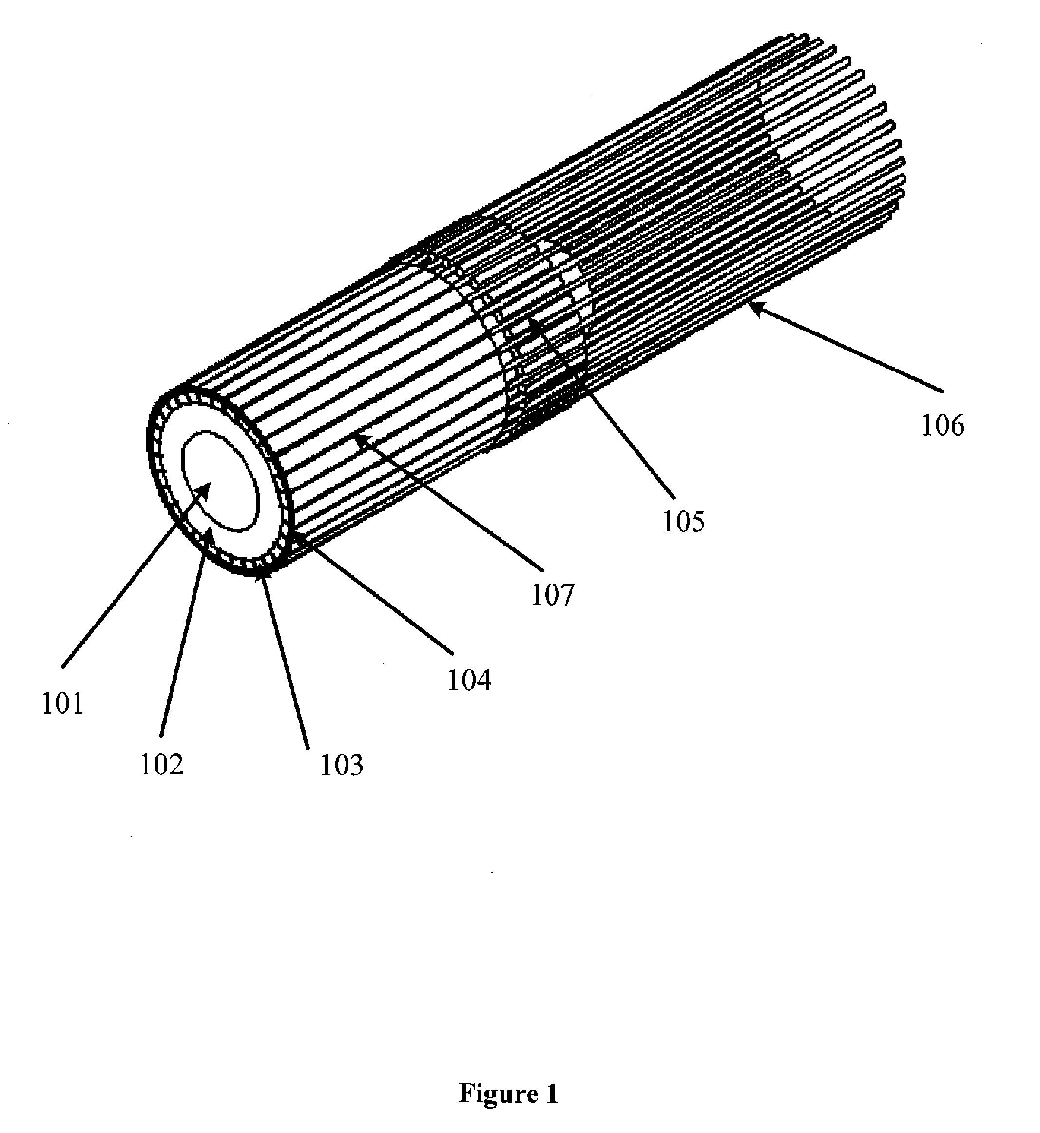 Array ultrasound endoscopic probe, a manufacture method thereof and a fixing and rotating device