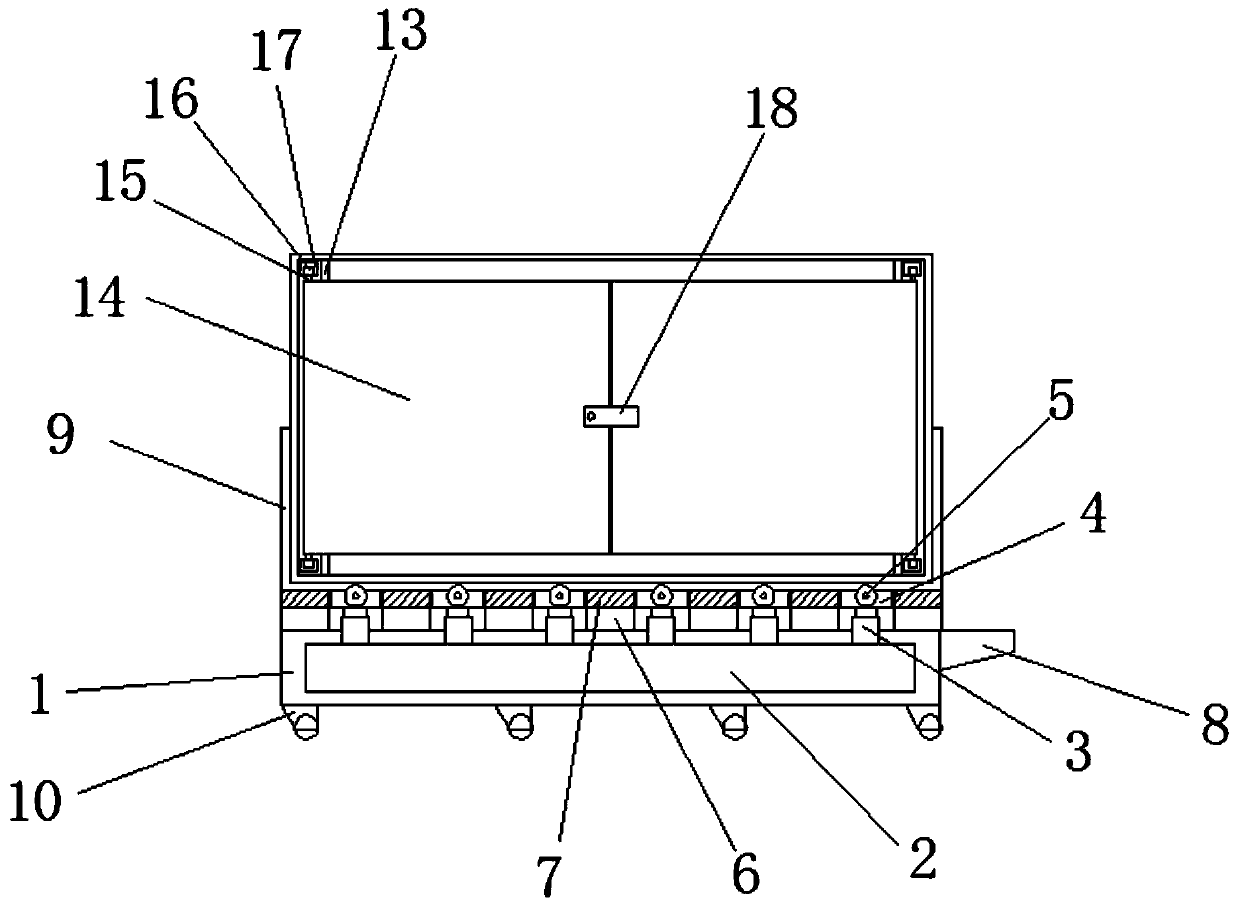 Full-protection type transportation device for double-wall corrugated pipe prepared by modified plastics