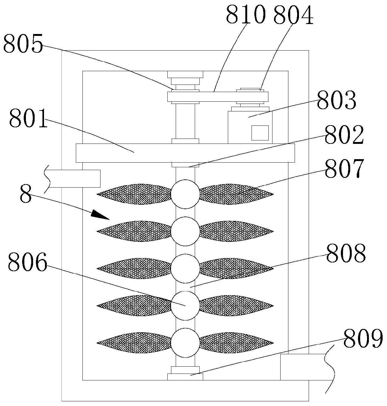 A photoelectric catalytic oxidation mixed treatment waste liquid wastewater system