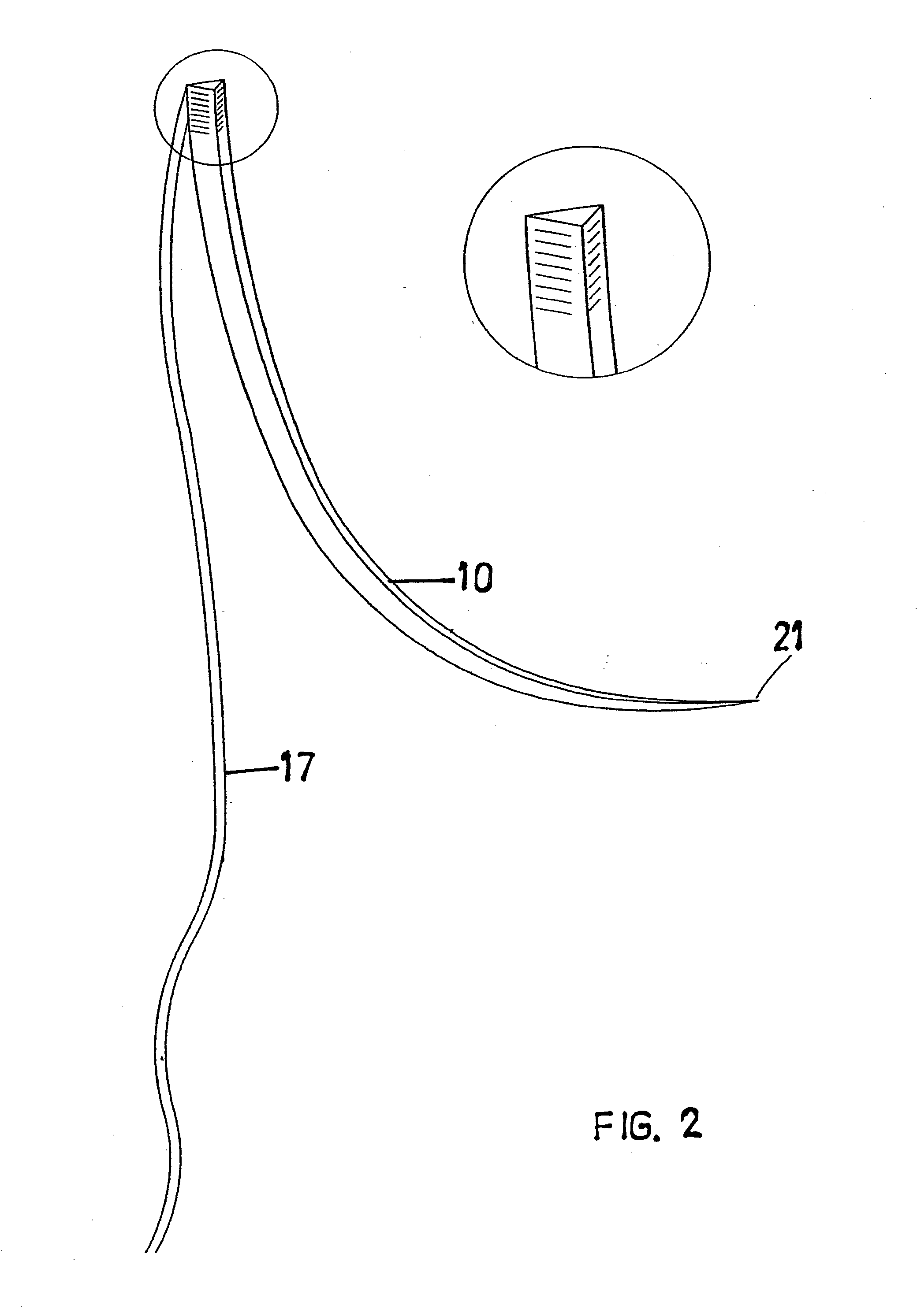 Endoscopic suturing assembly and associated methodology using a temperature biased suture needle