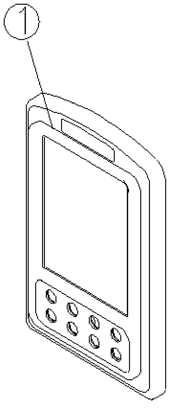 Engineering machinery instrument casing