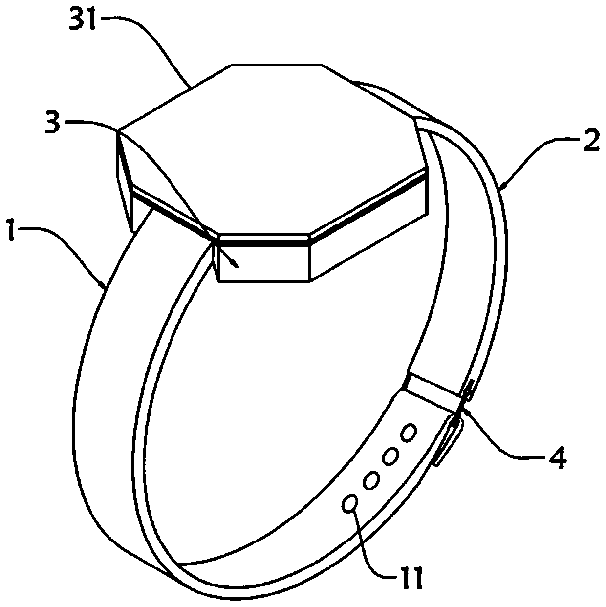 Daily diet and exercise alarming and monitoring bracelet for diabetic patients