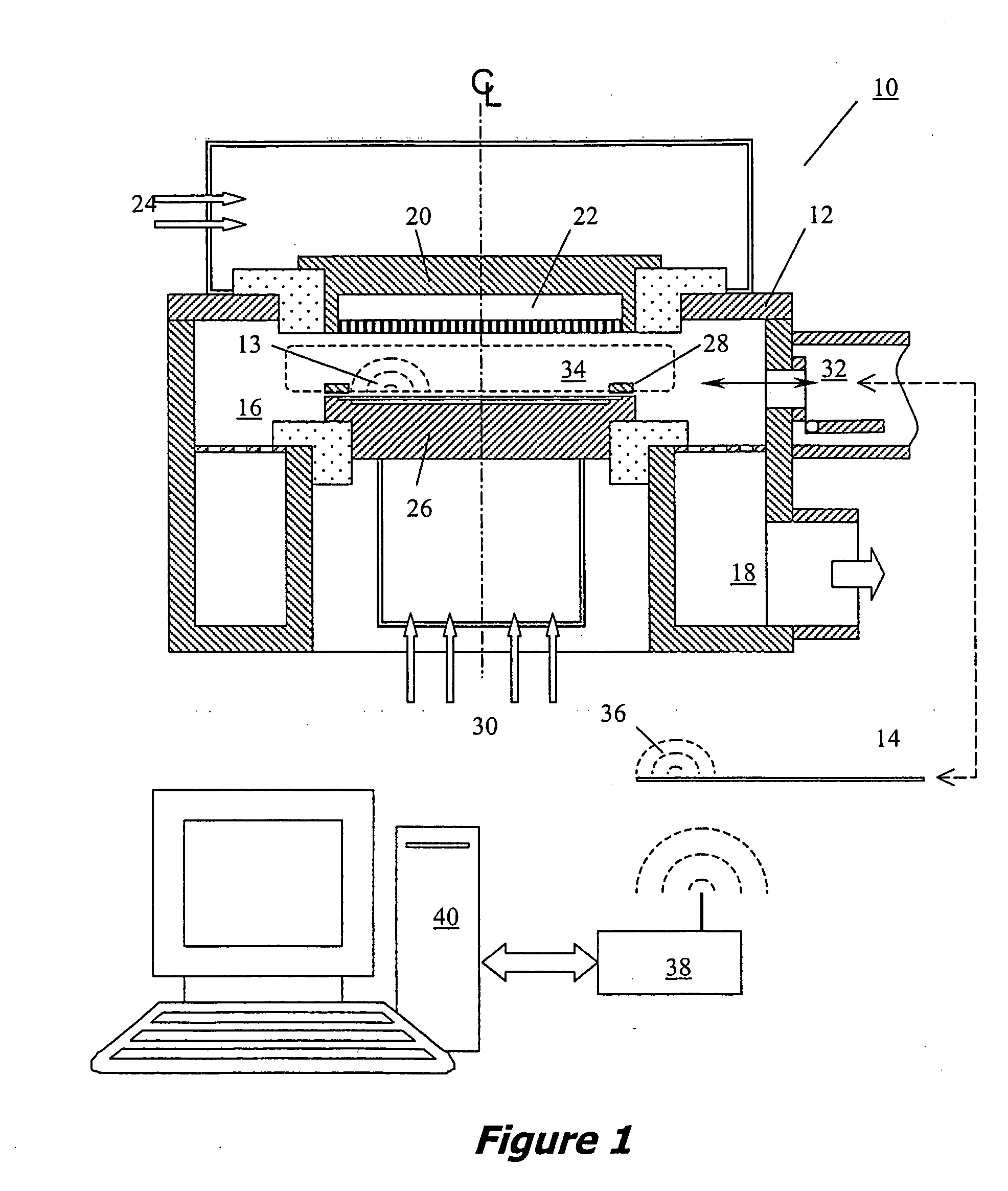 Wafer probe for measuring plasma and surface characteristics in plasma processing environments