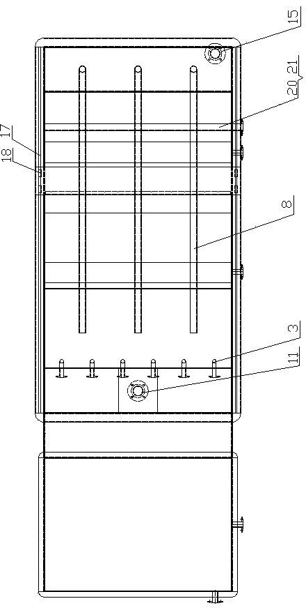 Air flotation device for cleaning floating object in sewage in printing and dyeing mill