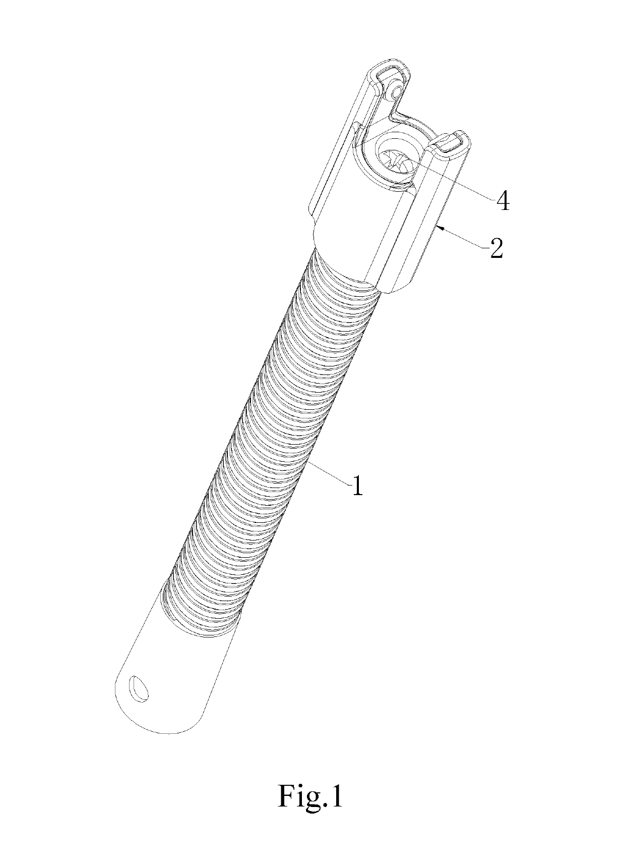 Arc lighter fixing element