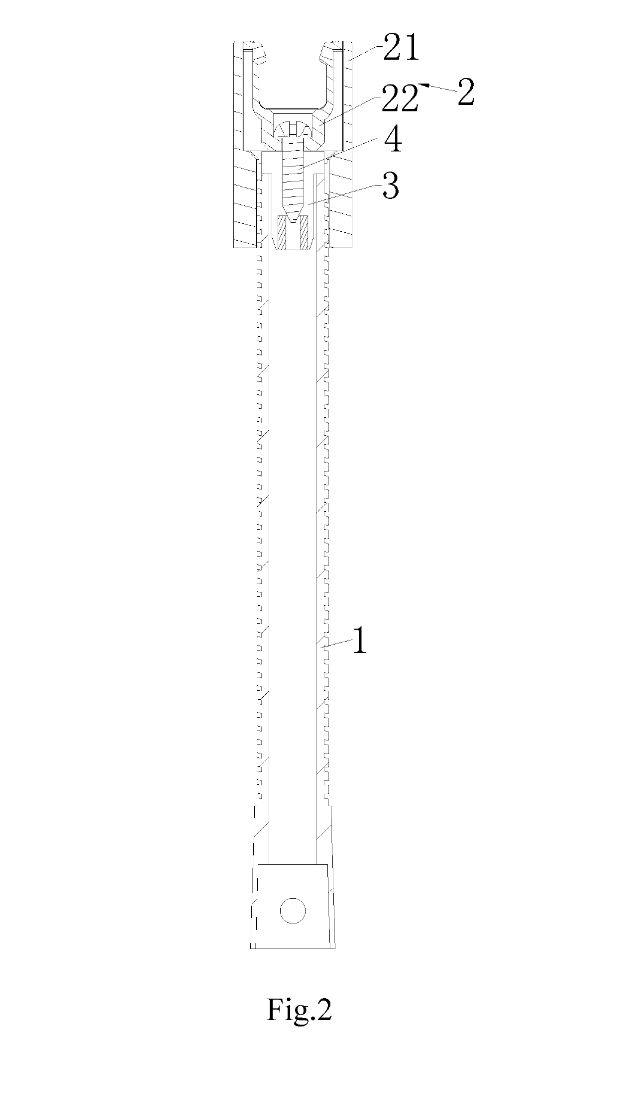 Arc lighter fixing element