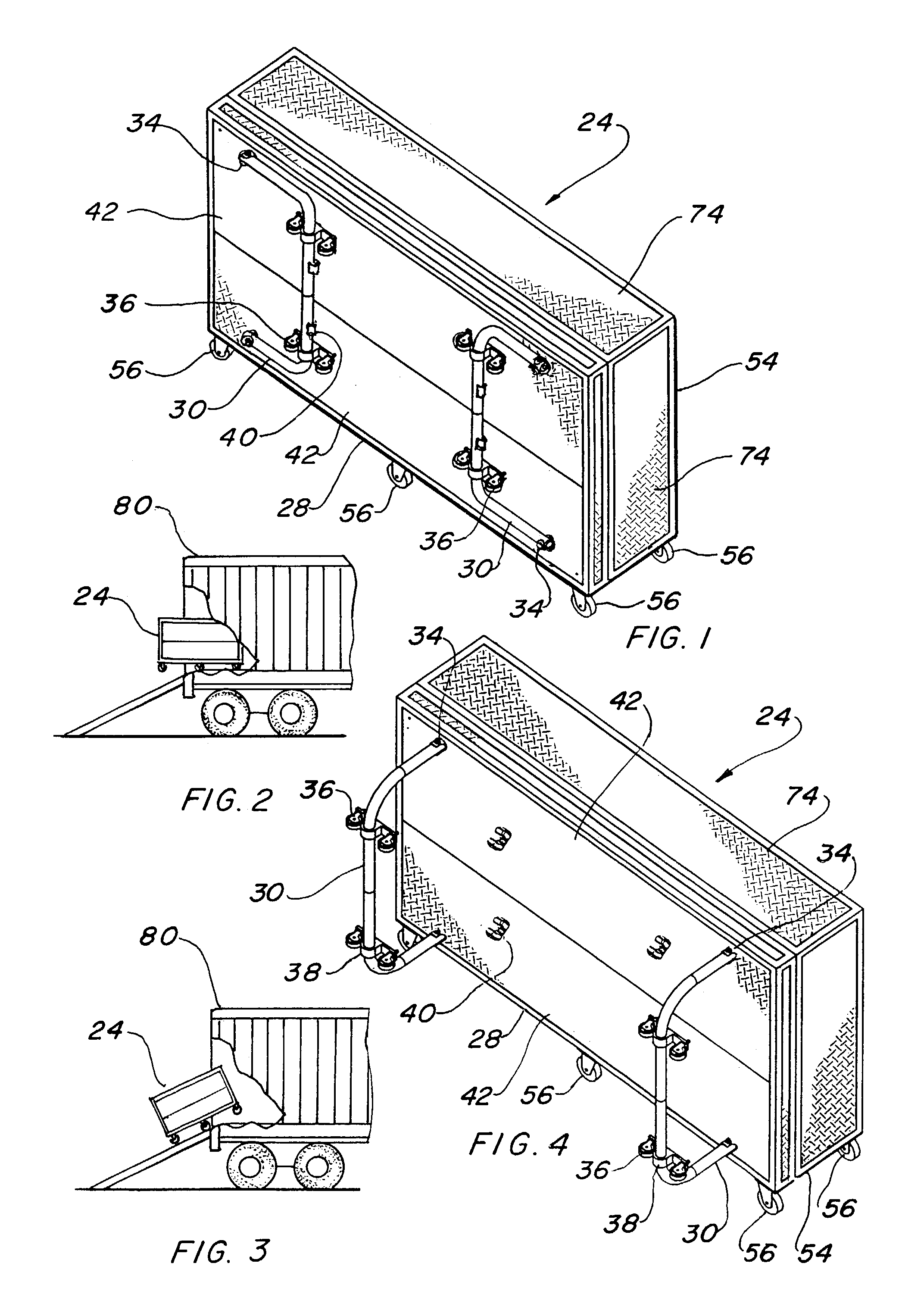 Audio mixing console flight case