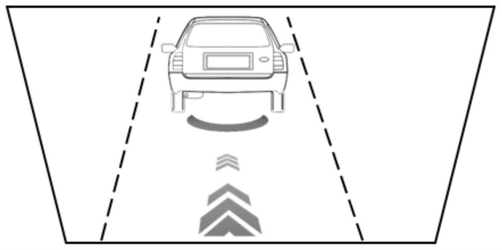 AR-HUD-based automobile forward collision early warning detection system and method