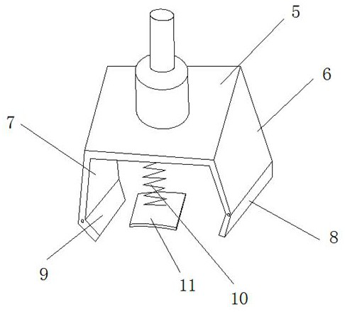 A kind of external laryngeal pressure device for supporting laryngoscope