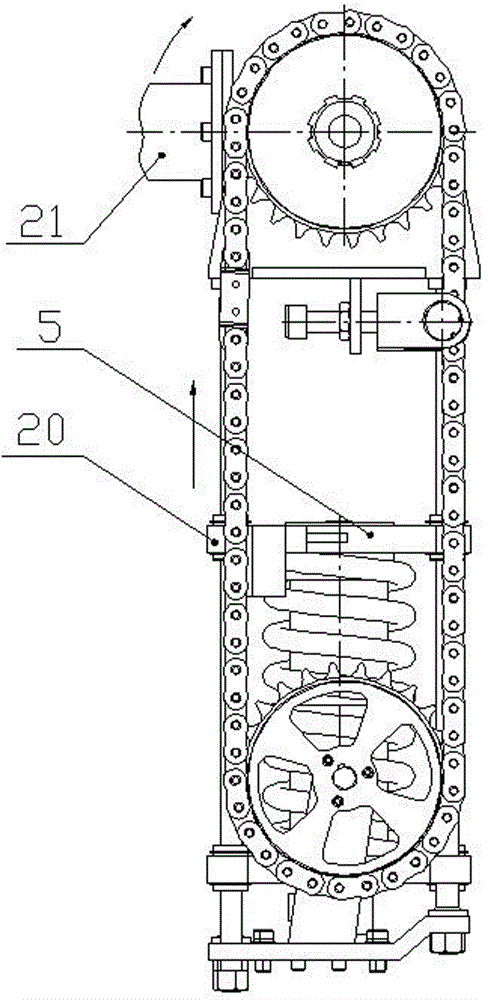 Backup driving device and vehicle