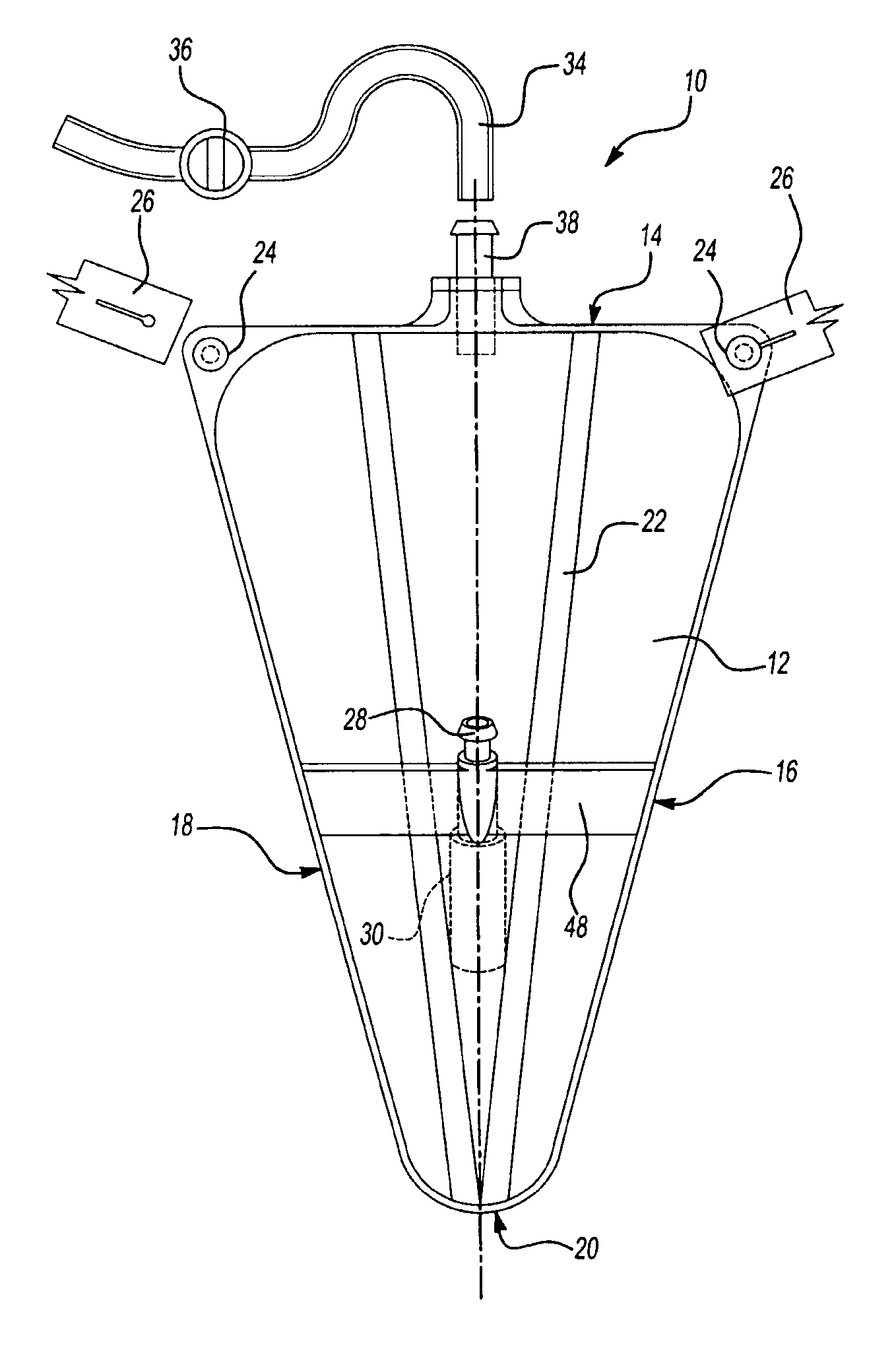 Closed coupled urine collection chamber