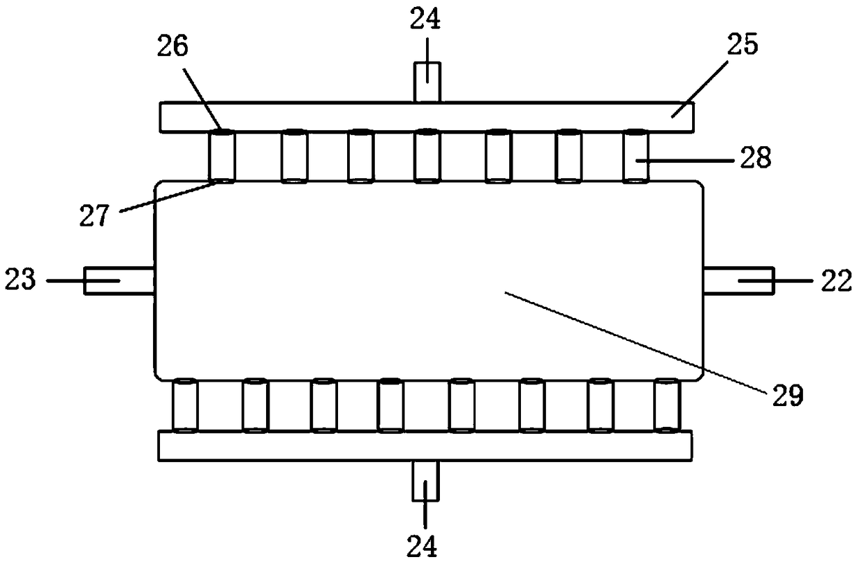 A flax roving supercritical CO2 biological enzyme scouring device and scouring method thereof