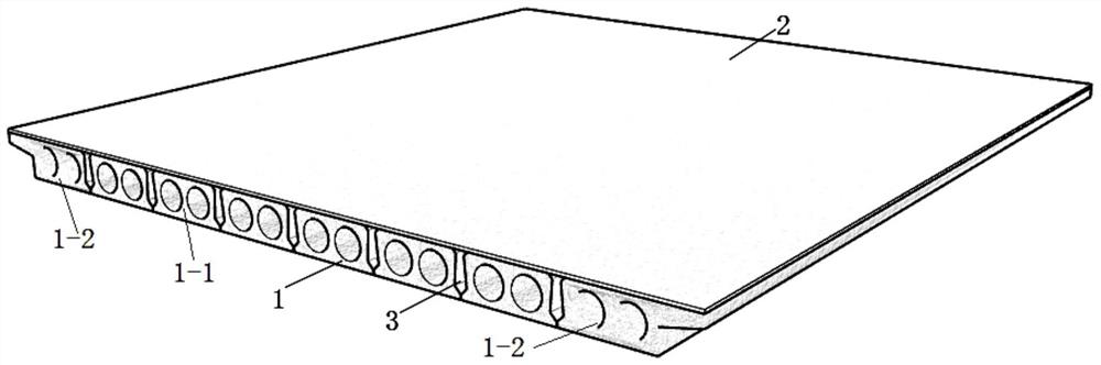 A kind of shear reinforcement method of wide hollow slab oblique section