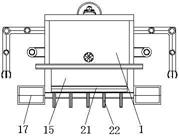 An anti-leakage fishing device for an underwater robot