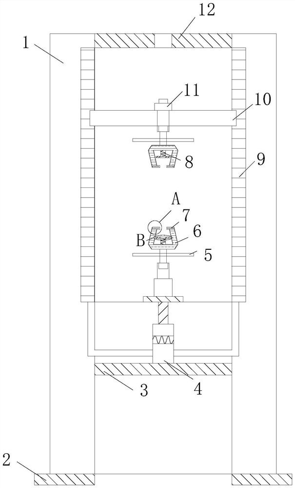 A gripping and non-slip anti-termite cable tensioning device