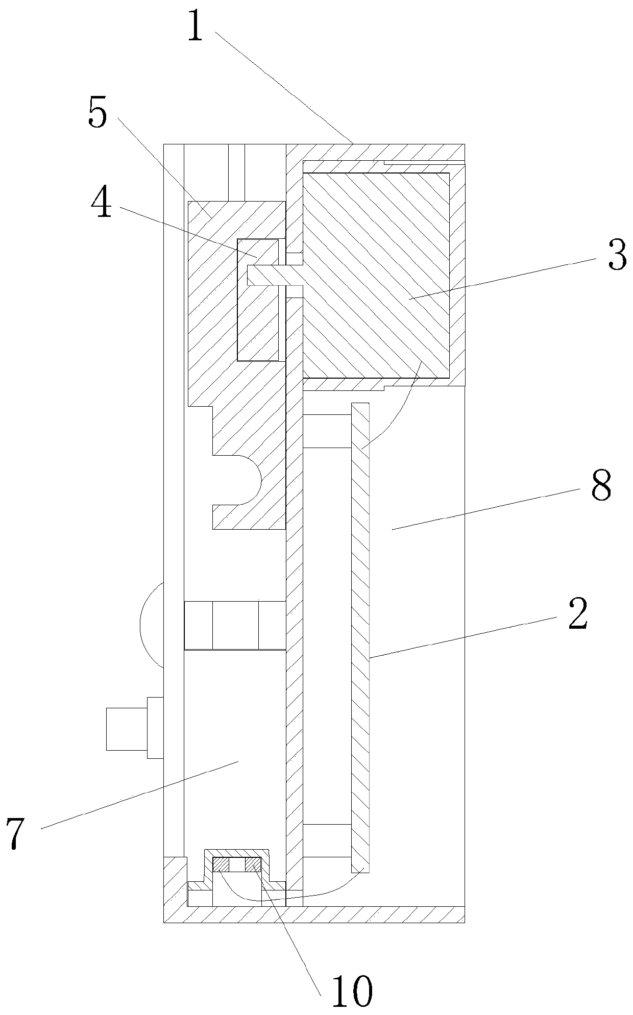 Lock detection device and detection method