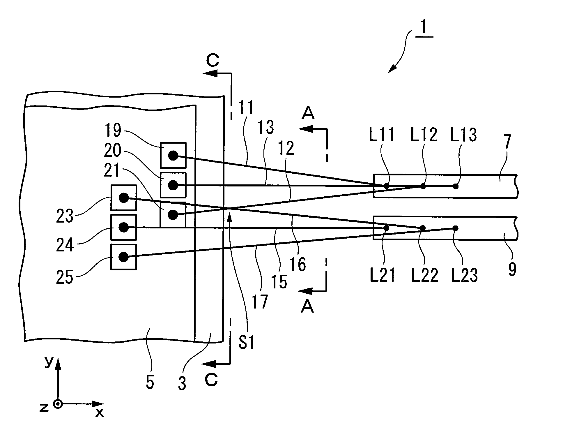 Semiconductor device and wire bonding method therefor