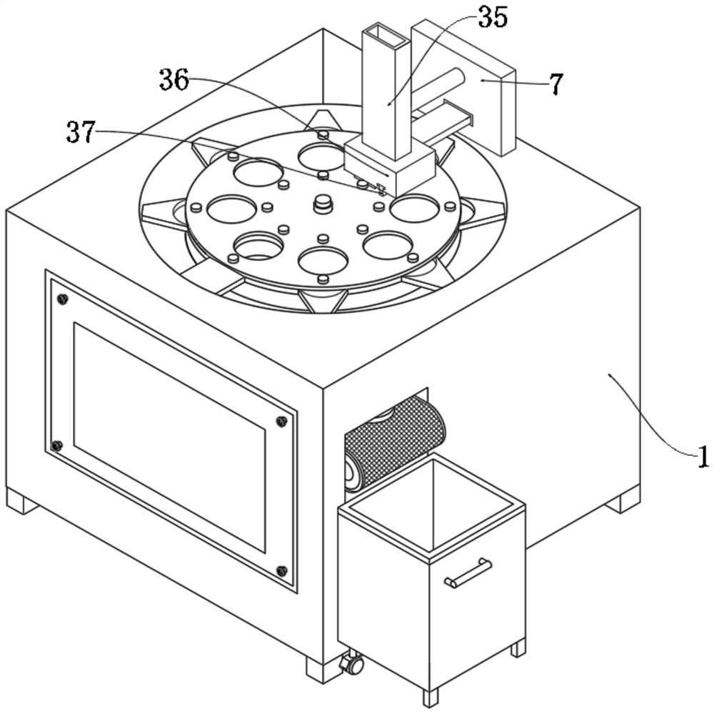 Rotary hot pressing equipment with automatic conveying function