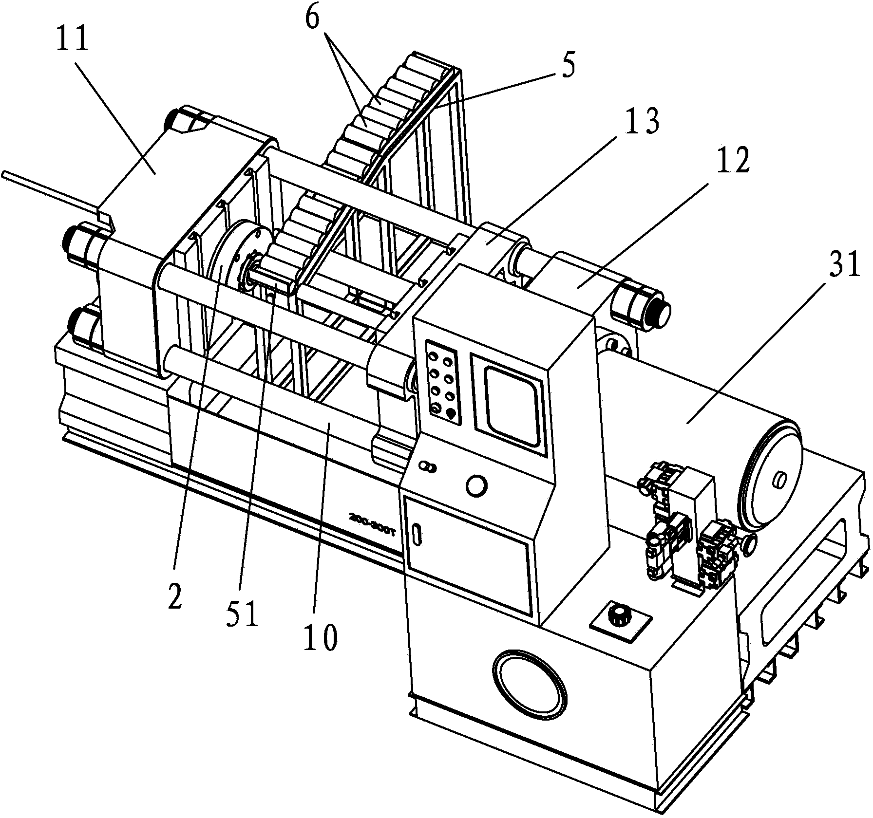 Apparatus used for manufacturing warm and cold swaging stay tube and method for manufacturing lead sleeve by using apparatus