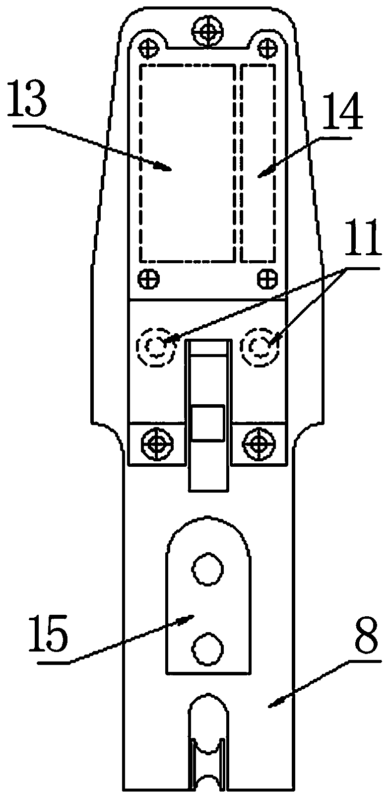 Portable short circuit grounding wire monitoring platform