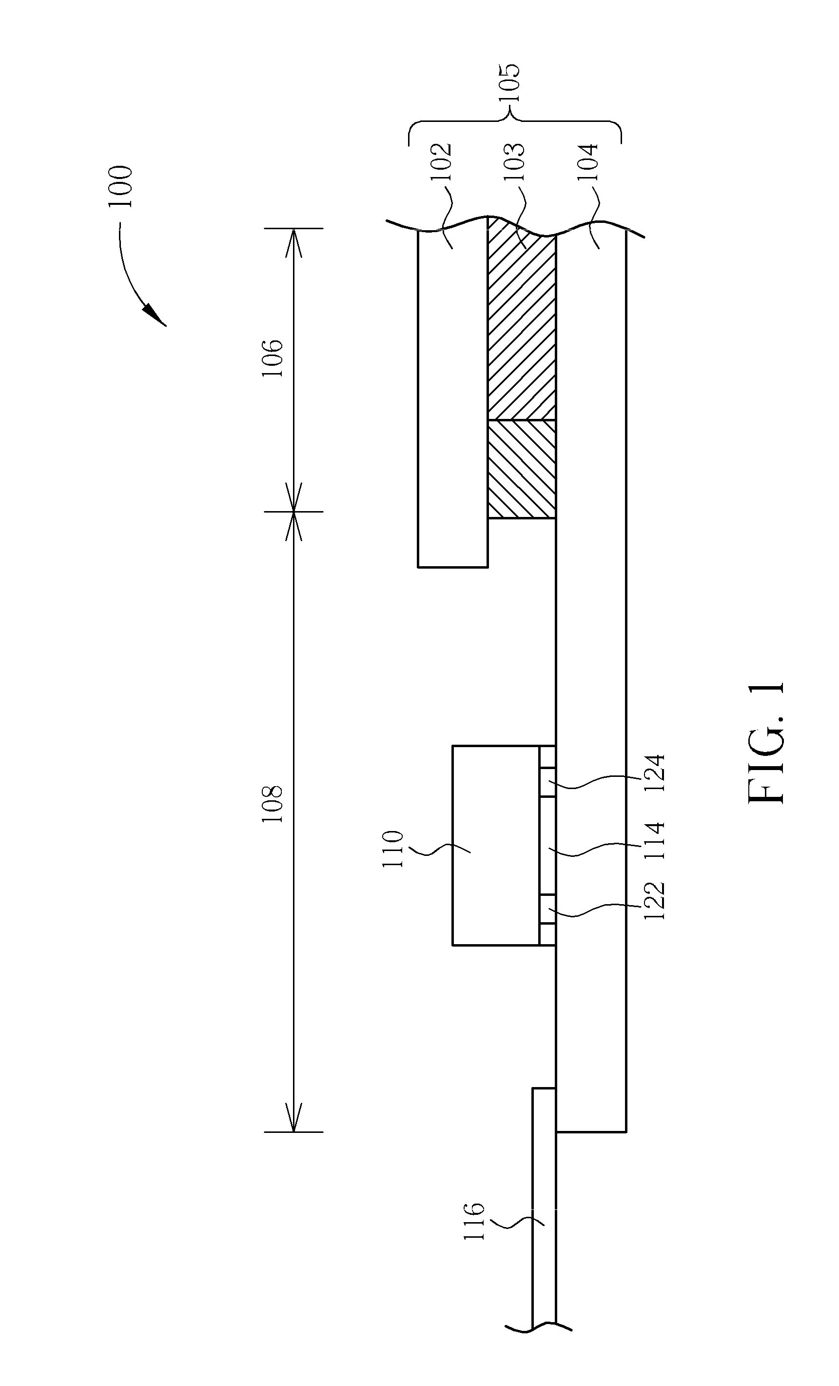 Chip having a driving integrated circuit and liquid crystal display having the same