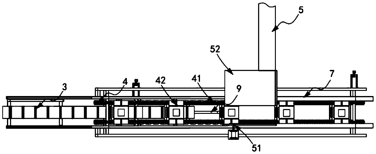 Post-processing equipment for storage battery pole group