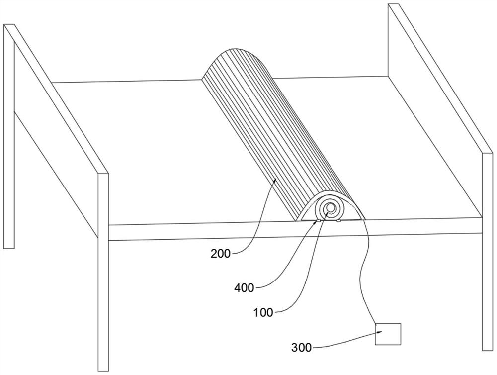 Thoracolumbar vertebral fracture position reduction supporting device