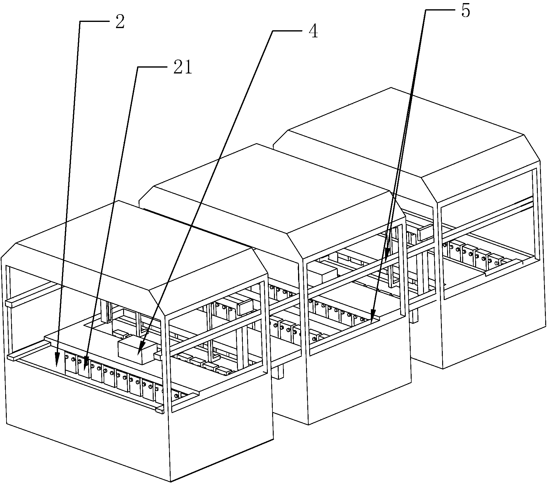 Aluminum alloy anode oxidation device