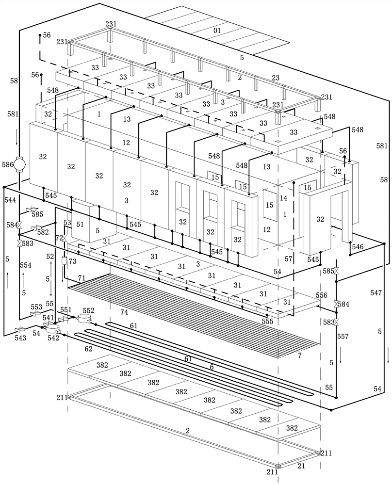 A low energy consumption container house