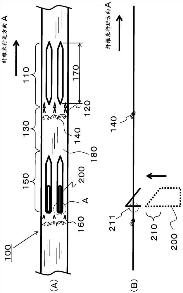 Partially divided fiber bundle and manufacturing method thereof, fiber-reinforced resin molding material and manufacturing method thereof