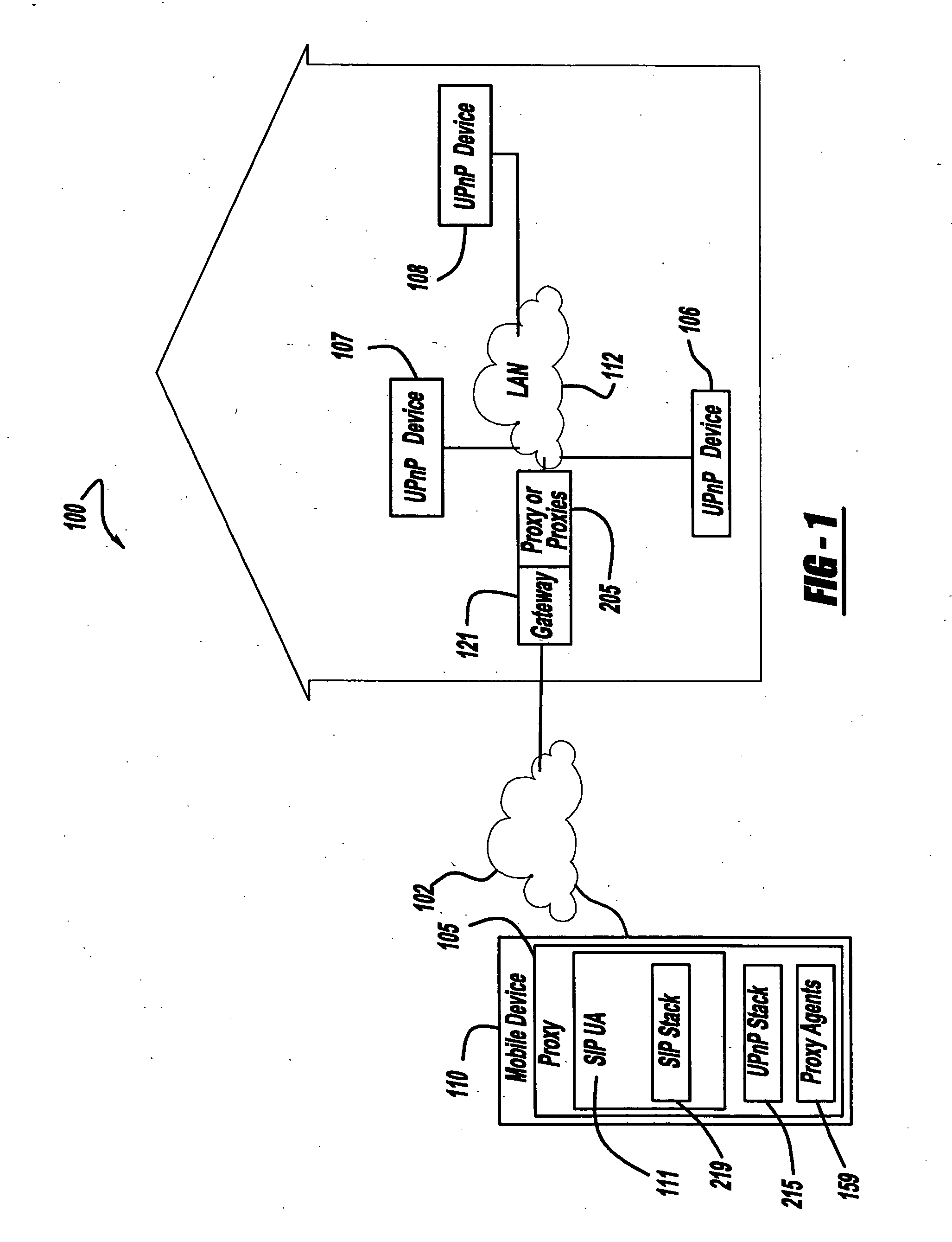 Extending universal plug and play messaging beyond a local area network