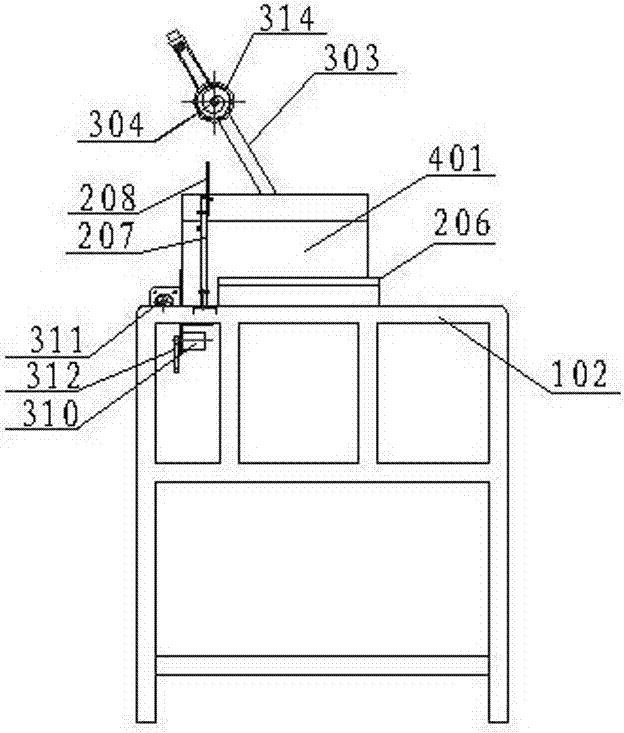 Surrounding type outer packing carton edge sealing machine