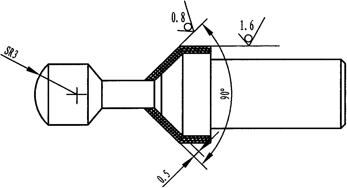 Main valve element of precise pressure reducing valve and production technology