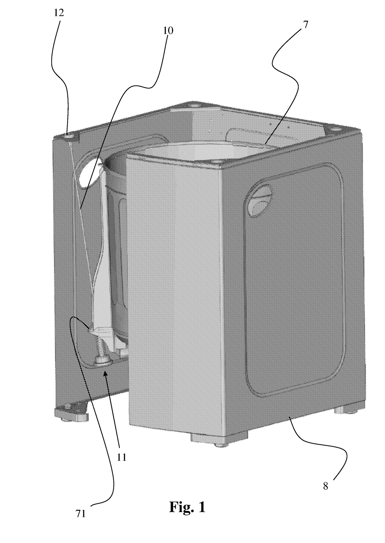 Suspension device and system for a washing machine