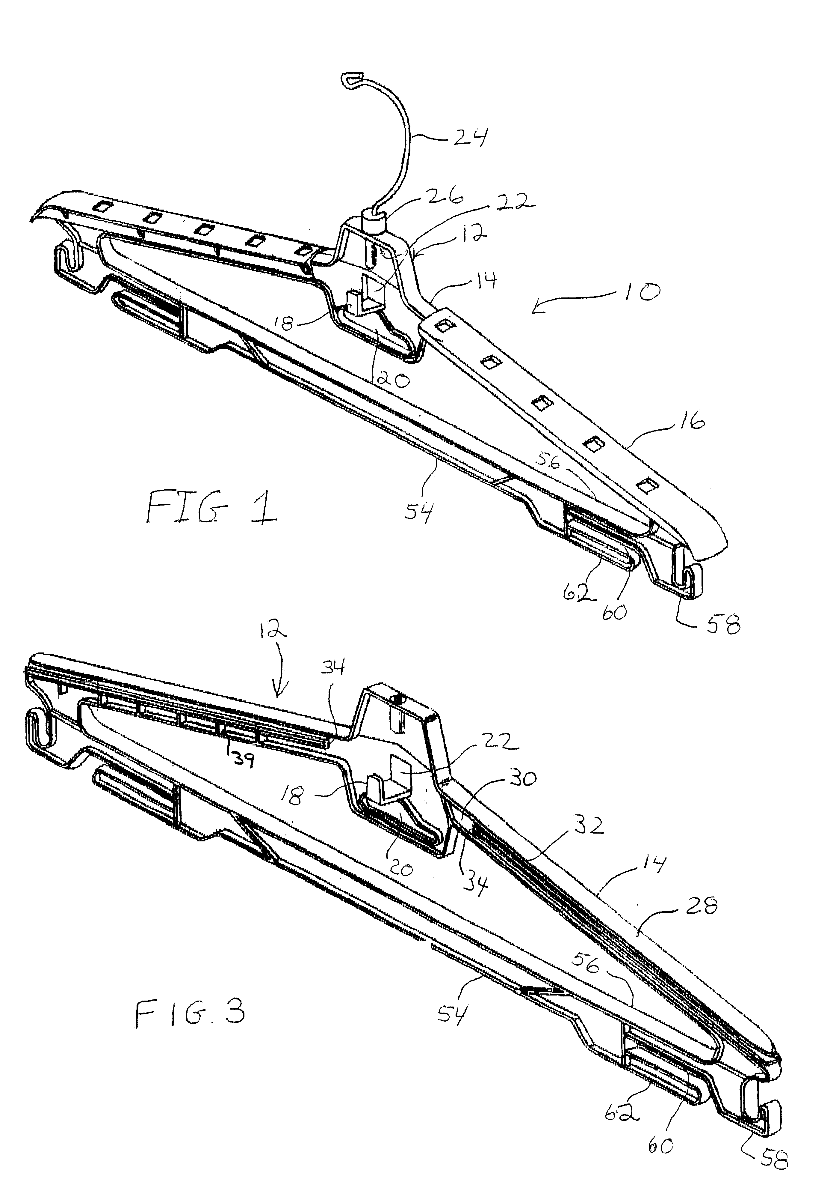 Adjustable garment hanger